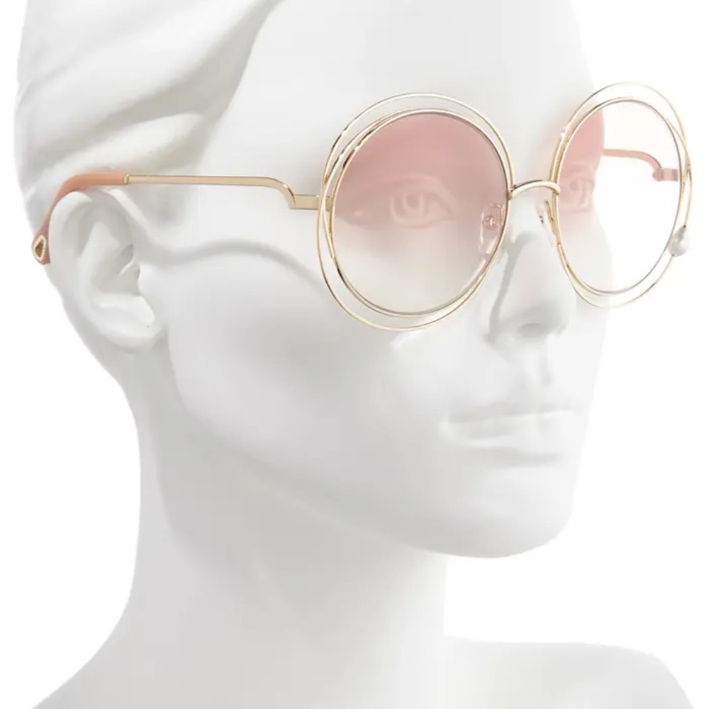 CHLOÉ Carlina Round Sunglasses - Picture 3 of 16